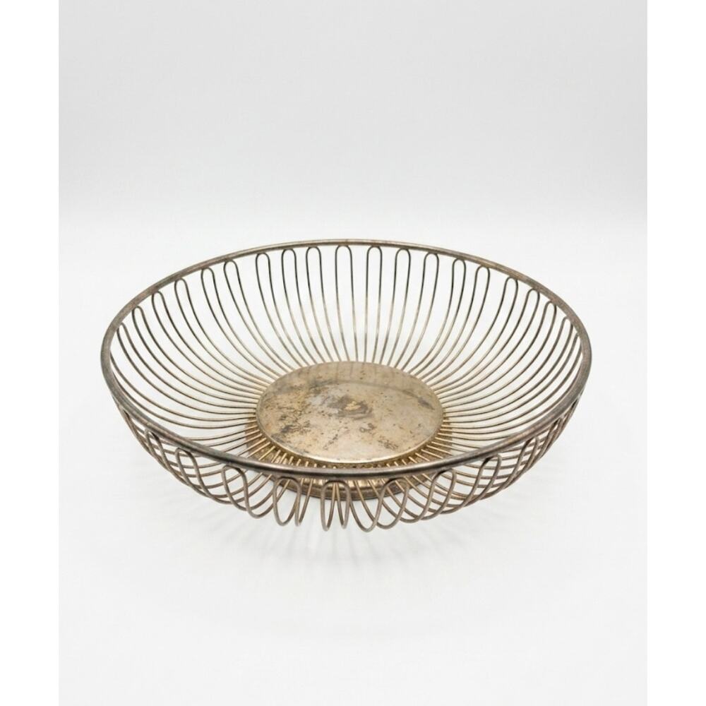 Vintage Sheridan Silver Company Bread Basket